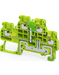 Altech CPDLG1.5(I.S) Yellow/Green - 4 Connection Ground Terminal Block