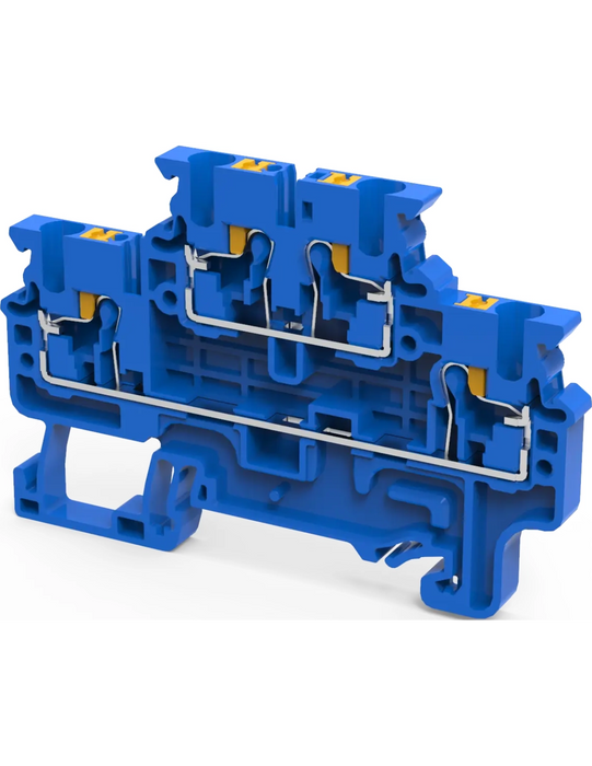Altech CPDL2.5/BU Double Level Terminal Block
