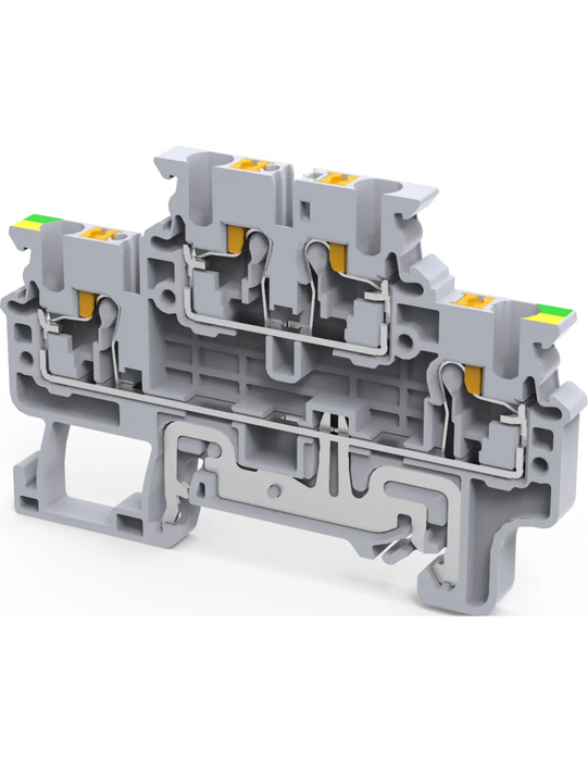 Altech CPDLG2.5 Terminal Block, Bottom Level Grounding Circuit