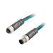 Profibus Cordset, Double-ended, M12 B-coded 2-pin Male Straight - M12 B-coded 2-pin Female Straight, PUR Lake Blue 2x 24 AWG 5 million bending cycles Cable, 10m