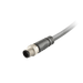 Sensor-Actuator Cordset, Single-ended, M12 A-code 5-pin Straight Male, with PUR grey jacket 0.34mm² (22 AWG) Shielded 5 million bending cycles cable, 10 m
