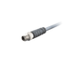 Sensor-Actuator Cordset, Single-ended, M8 A-code 3-pin Straight Male, with PUR grey jacket 0.25mm² (24 AWG) 5 million bending cycles cable, 7 m