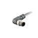 Sensor-Actuator Cordset, Single-ended, M12 A-code 4-pin Angled Male, with PVC grey jacket 0.34mm² (22 AWG) cable, 2 m