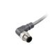 Sensor-Actuator Cordset, Single-ended, M12 A-code 5-pin Angled Male, with PUR grey jacket 0.34mm² (22 AWG) Shielded 5 million bending cycles cable, 5 m