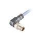 Sensor-Actuator Cordset, Single-ended, M8 A-code 3-pin Angled Male, with PUR grey jacket 0.25mm² (24 AWG) 5 million bending cycles cable, 1 m