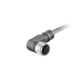 Sensor-Actuator Cordset, Single-ended, M12 A-code 3-pin Angled Female, with PUR grey jacket 0.34mm² (22 AWG) 5 million bending cycles cable, 1 m
