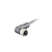 Sensor-Actuator Cordset, Single-ended, M12 A-code 8-pin Angled Female, with PVC grey jacket 0.25mm² (24 AWG) cable, 2 m