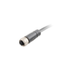 Sensor-Actuator Cordset, Single-ended, M12 A-code 8-pin Straight Female, with PVC grey jacket 0.25mm² (24 AWG) cable, 40 m