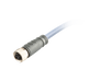 Sensor-Actuator Cordset, Single-ended, M8 A-code 4-pin Straight Female, with PUR grey jacket 0.25mm² (24 AWG) 5 million bending cycles cable, 0.5 m