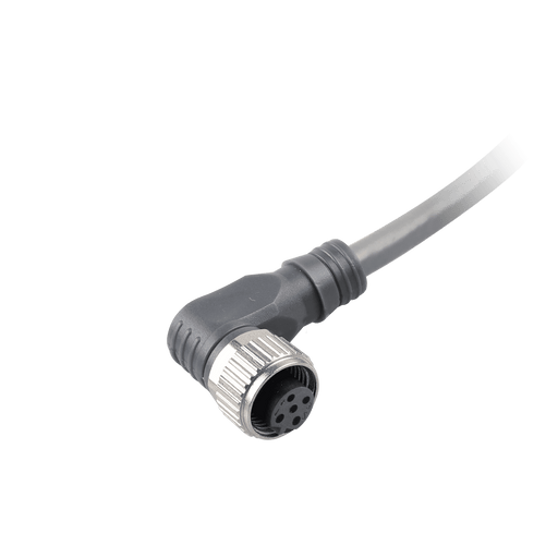 DeviceNet Cordset, Single-ended, Female Angled, M12, 5-pole, PUR Violet 1x2x24awg + 1x2x22awg, 10m, 5 million Bending Cycles