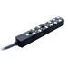 Passive Distribution Box, M8, 12-port, 1 signal with PNP LED, with PUR grey 5 million bending cycles Cable, 15m