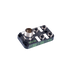 Passive Distribution Box, M12, 4-port, 1 signal with NPN LED, with M23 connector connection 