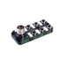 Passive Distribution Box, M12, 6-port, 1 signal with PNP LED, with M23 connector connection 