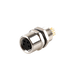 Flange-Mount Bulkhead Connector, without cable, M8 A-code 4-pin Straight Female, M8 Hole dimension, Rear mount
