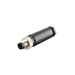 Field-attachable Sensor-Actuator Connector, M8, A-code 3-pole, Straight Male, Screw Terminals Clamping, Range 4...6 mm