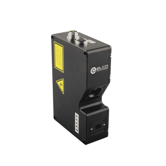 3D Laser profile sensor, LVM22 series, Integrated CPU without additional controller, up to 8 Sensor with C800 switch possible, Operating range 65 ... 95 mm, FOV 27 ... 33 mm,Data points 2048, Scan rate 240 ... 5000 Hz, Encoder trigger/2DO/RS485, PROFINET/ModbusTCP, 24 ... 48 VDC, 0...50 °C, IP67