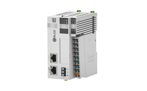 Programmable Logic Controller, Logic X0 Series, Interface 1: RJ45 for  EtherNet, Interface 2: RJ45 for EtherCAT, Interface 3: RS-232+RS-485, Communication protocol supports  EtherCAT ModbusTCP, ModbusRTU, 8DI+4DO(NPN)+2AI(0/4-20 mA)