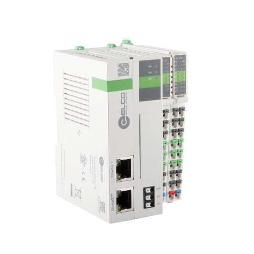 Programmable Logic Controller, Logic X1 Series, Interface 1: RJ45 Interface for  EtherNet, Support ModbusTCP, OPCUA, Socket communication, Interface 2: EtherCAT  mAster , Interface 3: RS-232+RS-485, 8DI +8DO (PNP), Max 8 axes on EtherCAT , Ability of axis : 4axes@1 ms , 8axes@4ms