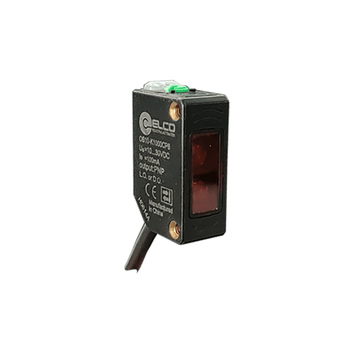 Photoelectric Sensor, OS10-Series, Opposed, Receiver, Laser beam, Operating range 30 m, NPN, L.O / D.O, 10…30V DC, -25…55°C, Switching frequency 800 Hz, IP67, Cable 2 m