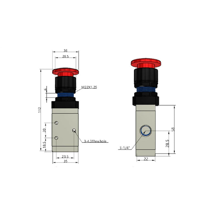 AirTAC M3PM21008RG