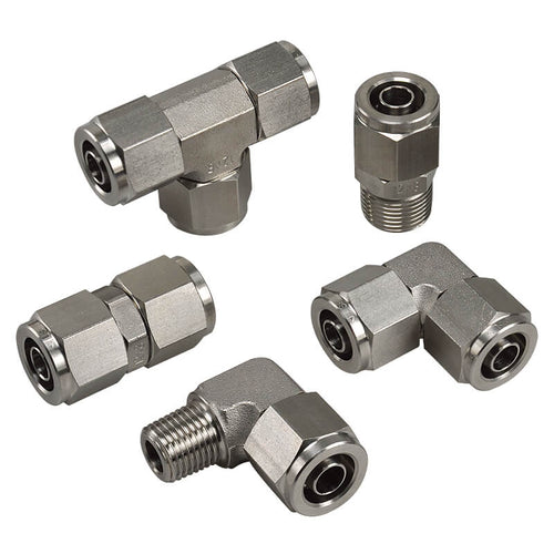 Mindman MNSC Stainless Steel Tube Fitting – Straight
