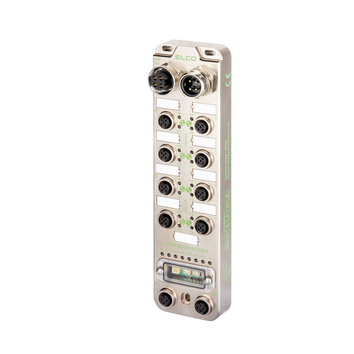 Fieldbus I/O Module Compact67, Multiprotocol PROFINET / EtherNet/IP, 16 DI/DO, PNP, 8 x M12 A-code 5-pin,  2 x M12 D-code 4-pin, 2 x 7/8“ 4-pin, 24 V DC, Metal housing, IP67