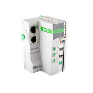 IP20 Modular I/O System, FX20-Gateway module, ModbusTCP, 2 x RJ45, Max. 32 cascadable modules, 24 V DC, IP20, DIN 35 mm rail installation, Overcurrent/Reverse polarity/Surge protection