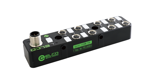IO-Link Sensor Hub, V1.1.3, Class-A, M12 A-Code 4-pin IO-Link connector, 8 x M8 3-pin, 8 DI/DO, PNP, 24 V DC, Plastic housing, IP67