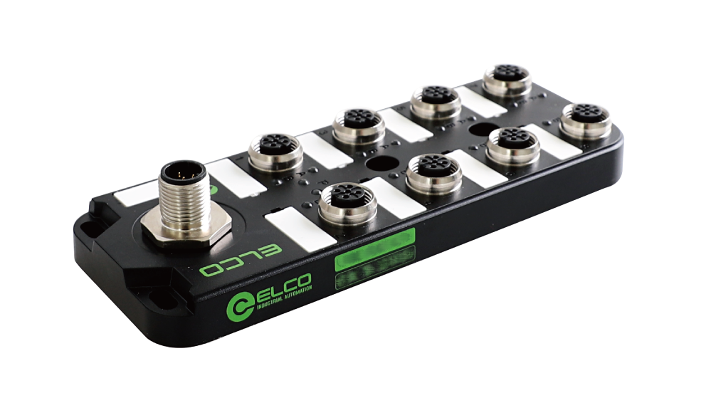 IO-Link Sensor Hub, V1.1.3, Class-A, M12 A-Code 4-pin IO-Link connector, 8 x M12 A-code 5-pin, 8 DI, 8 DI/DO, NPN, 24 V DC, Plastic housing, IP67