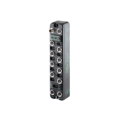 Compact67 Slim, PROFINET, M8 4-pin Ethernet and Power supply, 8 x M8 3-pin, 8DI/DO, PNP, 24 V DC, Plastic housing, IP67