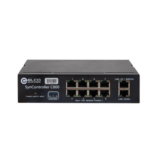 Synchronous controller, Power the Sensor and broadcast synchronization information to all Sensor in the network, up to 8 Sensor, 24 ... 48 VDC