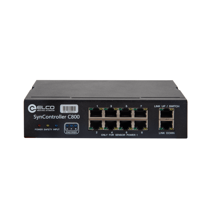 Synchronous controller, Power the Sensor and broadcast synchronization information to all Sensor in the network, up to 8 Sensor, 24 ... 48 VDC