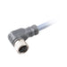 Sensor-Actuator Cordset, Single-ended, M8 A-code 4-pin Angled Female, with PVC grey jacket 0.25mm² (24 AWG) cable, 6 m