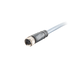 Sensor-Actuator Cordset, Single-ended, M8 A-code 3-pin Straight Female, with PNP LED, with PVC grey jacket 0.25mm² (24 AWG) cable, 10 m
