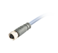 Sensor-Actuator Cordset, Single-ended, M8 A-code 4-pin Straight Female, with PNP LED, with PVC grey jacket 0.25mm² (24 AWG) cable, 15 m