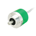 Absolute Singleturn Encoder, EAC58-EU Series, φ36 mm Clamping flange, Shaft Diameter 10g6 mm, Supply Voltage 10...30 VDC, Parallel Interface, NPN OC Negative, Gray, Axial, Cable 1.5 m, Resoluteion 256