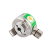 Absolute Singleturn Encoder, EAC58-EU Series, Double-winged spring installation, Hollow shaft Diameter 10H7 mm, Supply Voltage 10...30 VDC, Parallel Interface, PNP Positive, Binary, Radial, M23 17Pin, Resoluteion 4096