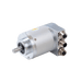 Absolute multiturn encoder, Series EAM58-PN, 36 mm clamping flange, Shaft length 20 mm, Shaft 10g6 mm, 10...30 VDC, PROFINET IO interface, Radial, 3x M12 connectors, Resoluteion 4096/8192