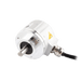 Absolute multiturn Encoder, EAM58-EU Series, Clamping flange, Shaft Diameter 10g6 mm, Supply Voltage 10...30 VDC, SSI Interface, Gray, Radial, Cable 1.5 m, Resoluteion 4096/4096