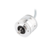 Shaft incremental encoder, EV50 Series, φ50.8 mm Synchro flange, Shaft Diameter 6g6 mm, Supply Voltage 10...30 VDC, Output Push-Pull(with inverted signal), Axial, Cable 1.5 m, Resoluteion 100