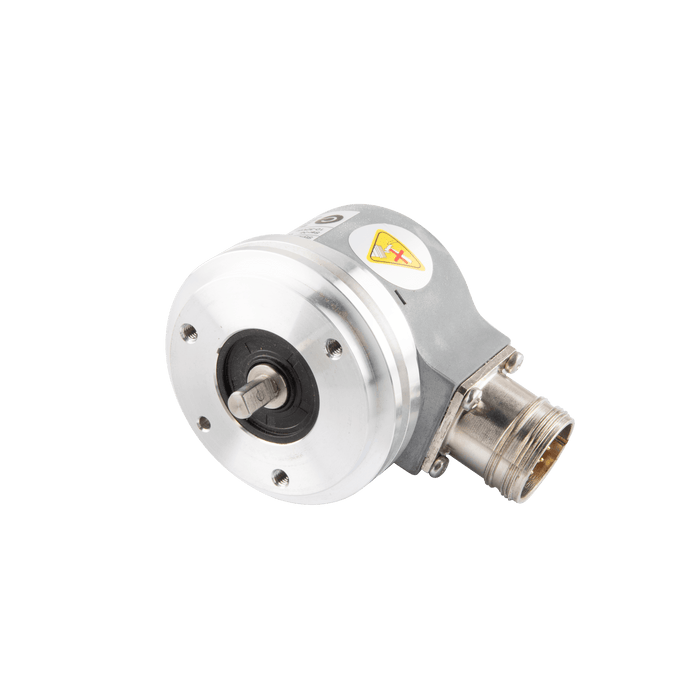 Shaft incremental encoder, EV50 Series, Synchro flange, Shaft Diameter 10g6 mm, Supply Voltage 10...30 VDC, Output Push-pull(without inverted signal), Radial, M23 12Pin, Resoluteion 1024