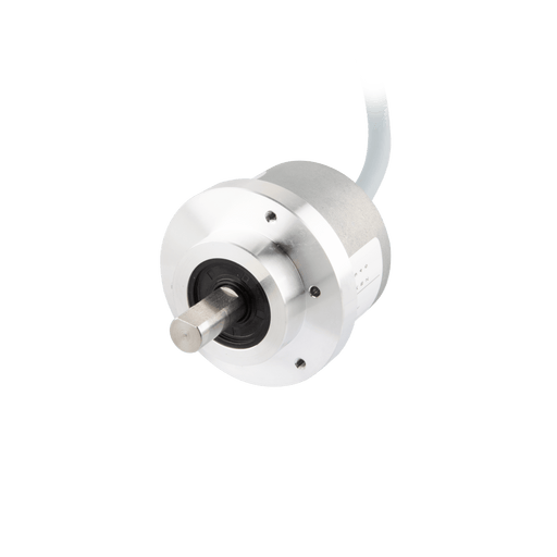 Shaft incremental encoder, EV50 Series, Clamping flange, Shaft Diameter 10g6 mm, Supply Voltage 10...30 VDC, Output Push-Pull(without inverted signal), Axial, Cable 1.5 m, Resoluteion 100