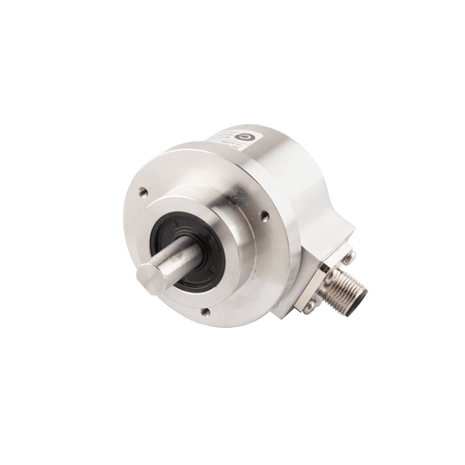 Shaft incremental encoder, EV50 Series, Clamping flange, Shaft Diameter 10g6 mm, Supply Voltage 10...30 VDC, Output Push-pull(without inverted signal), Radial, M12 5Pin, Resoluteion 360