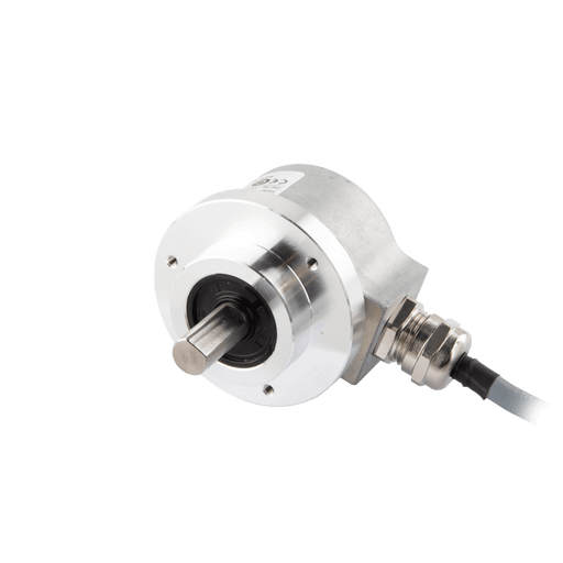 Shaft incremental encoder, EV50 Series, Clamping flange, Shaft Diameter 10g6 mm, Supply Voltage 10...30 VDC, Output Push-pull(without inverted signal), Radial, Cable 1.5 m, Resoluteion 2000