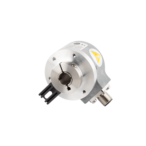 Hollow Shaft incremental encoder, EV50 Series, long torque support slot, Shaft Diameter 15H7 mm, Supply Voltage 10...30 VDC, Output Push-pull(without inverted signal), Radial, M12 8Pin, Resoluteion 1024