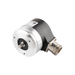 Shaft incremental encoder, EV58 Series, Synchro flange, Shaft Diameter 6g6 mm, Supply Voltage 10...30 VDC, Output Push-pull(with inverted signal), Radial, M23 12Pin, Resoluteion 4096