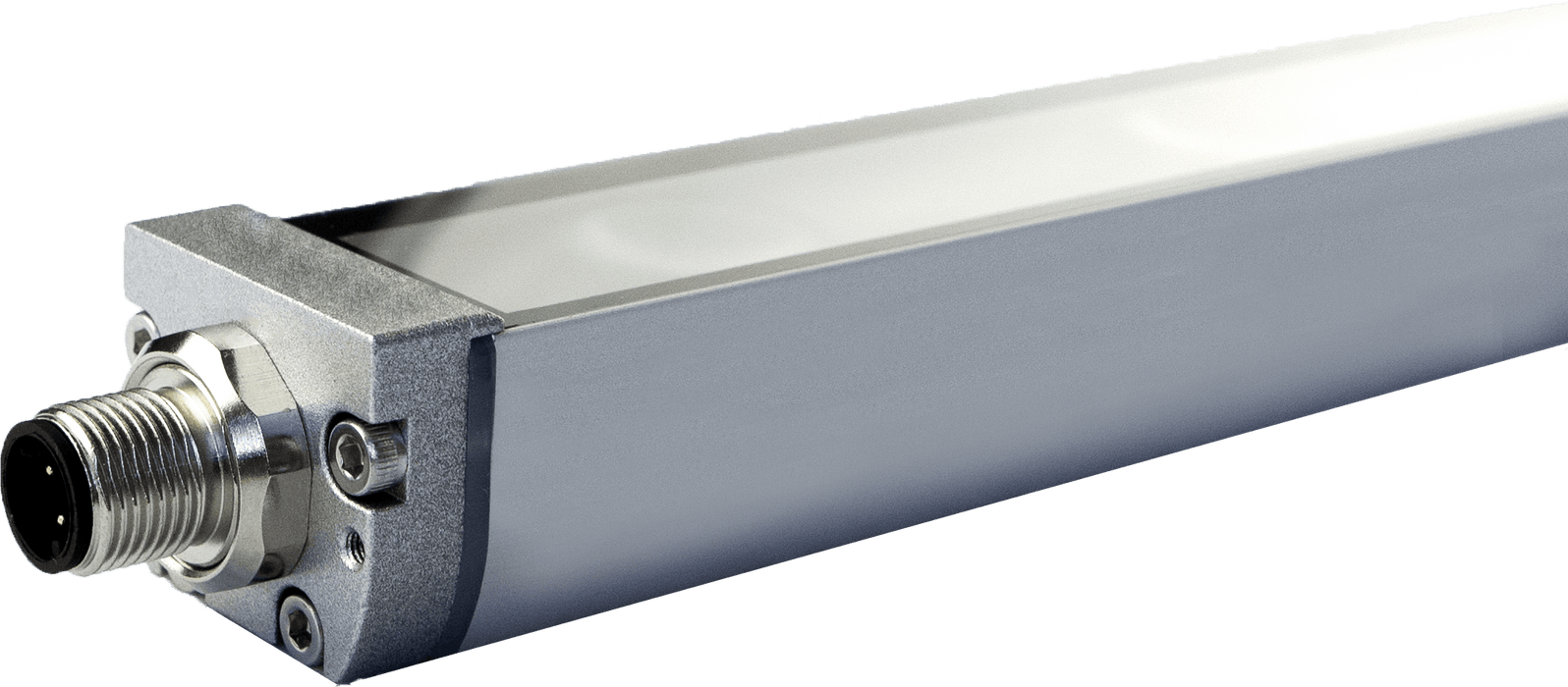 Machine lights, 12.5 W, 5700 K daylight white, 82°, 1100 lm, 24 V AC/DC, M12 plug 4-pin, -20  … +50 °C, IP65