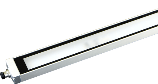 Machine lights, 25 W, 5700 K daylight white, 82°, 2000 lm, 24 V AC/DC, M12 plug 4-pin, -20  … +50 °C, IP67, Cascadable