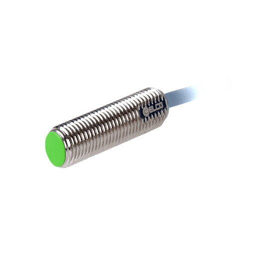 Inductive Sensor, Threaded cylindrical housing  M08, Switching distance 2 mm, Flush, IP68, -30…85 °C, NPN NC, Cable 2 m