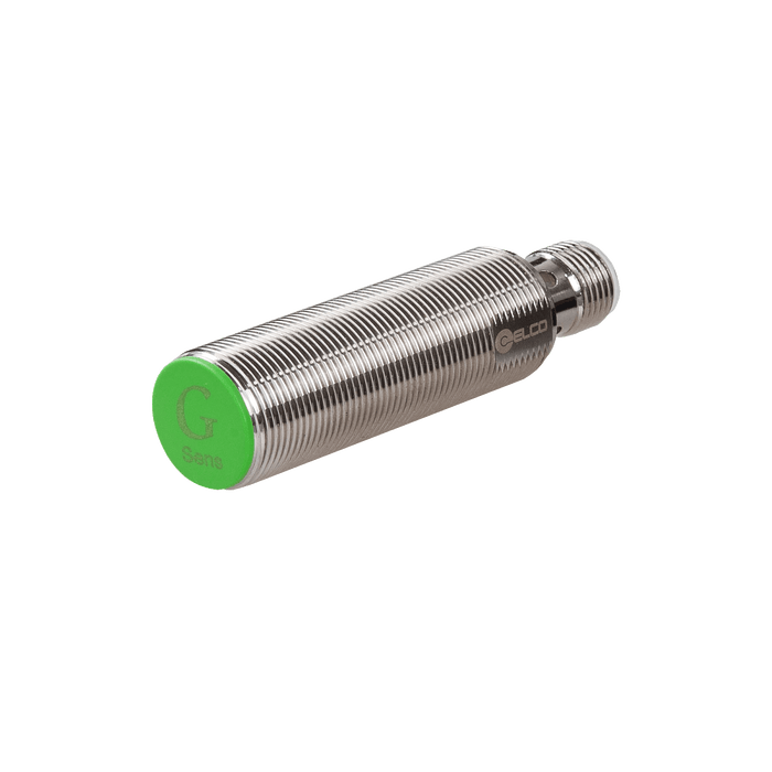 Inductive Sensor, Threaded cylindrical housing  M18, Switching distance 8 mm, Flush, IP68, -30…85 °C, NPN NC, M12 connector